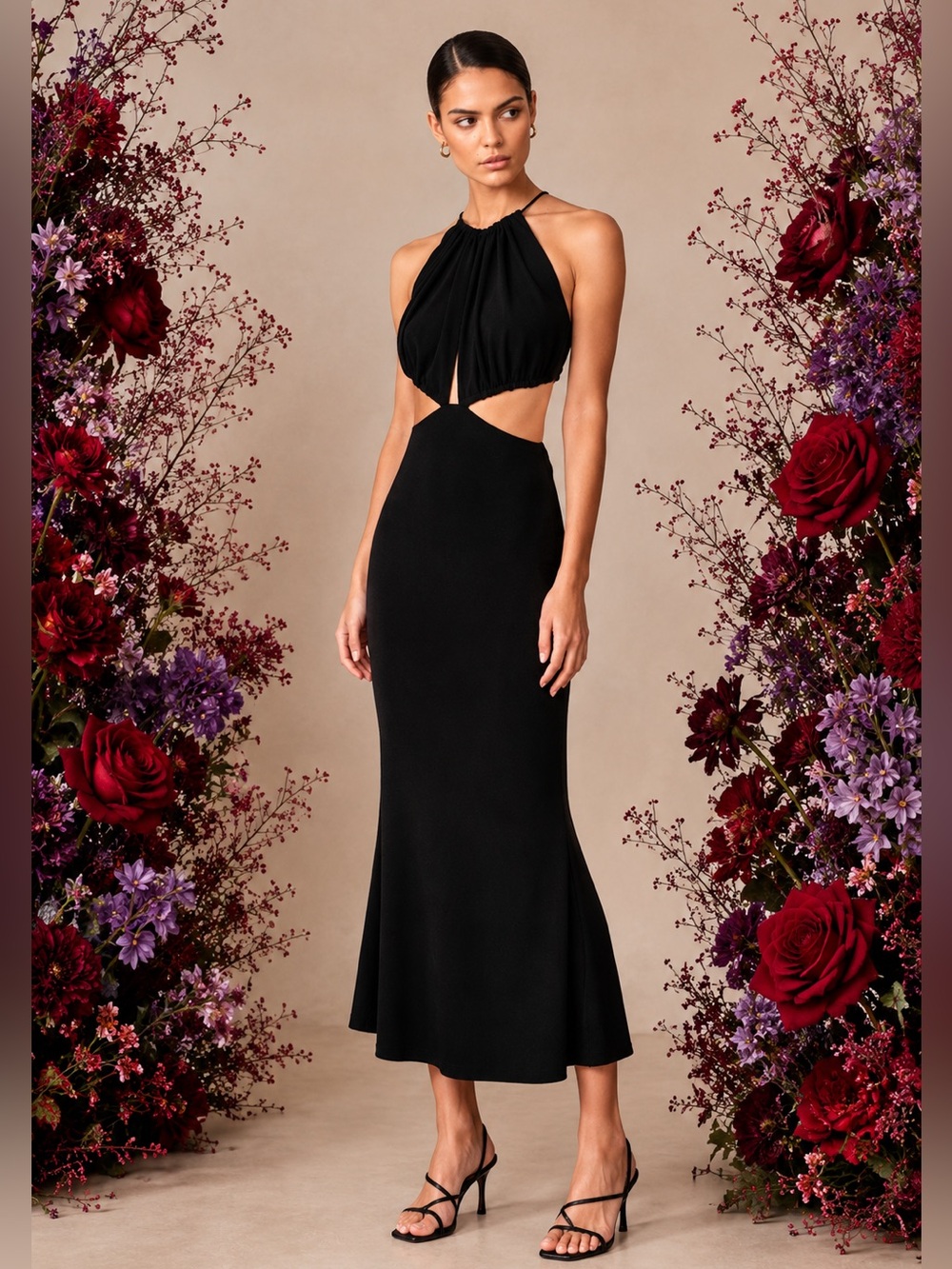 Misha Collection Angel Midi Dress